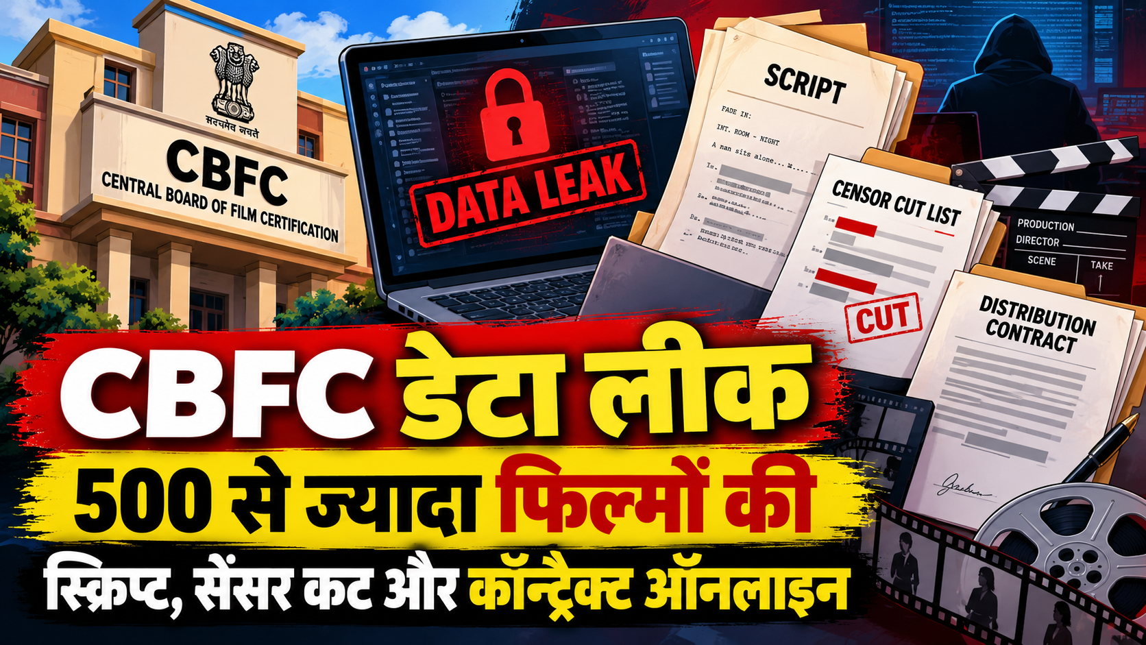 CBFC Data Leak: 500 से ज्यादा फिल्मों की स्क्रिप्ट और गोपनीय दस्तावेज ऑनलाइन, अनरिलीज्ड फिल्मों की सुरक्षा पर सवाल